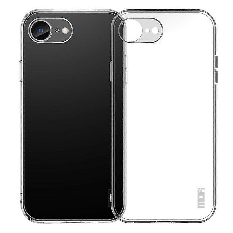 MOFI Compatible For iPhone SE (2024) Case Clear Shockproof TPU Thin Phone Cover