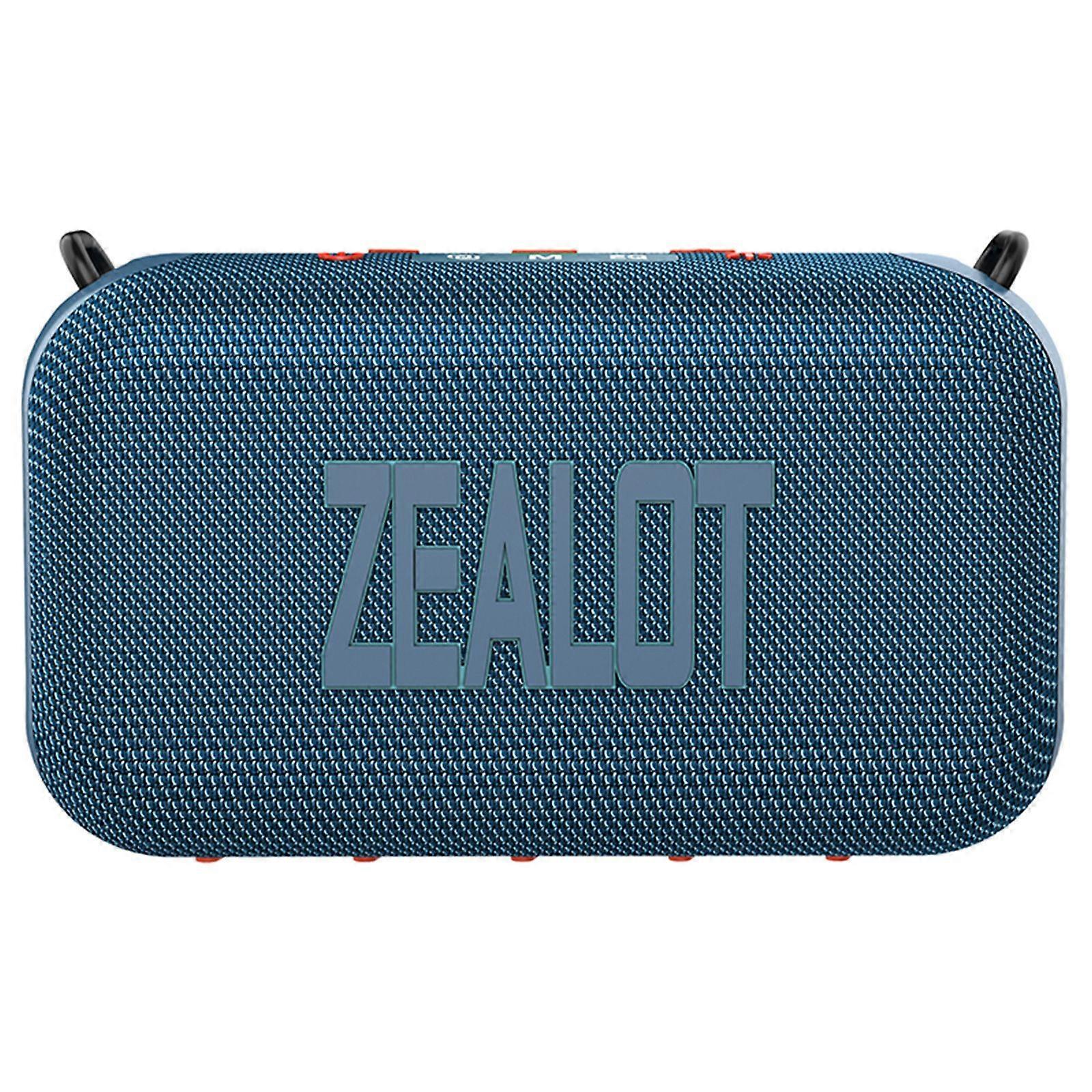 ZEALOT S85 Portable Wireless BT 5.3 Speaker 50W Enhanced Bass Sound Box With RGB Colorful Light Adjustable EQ Modes Aux USB TF Card Playback IPX6 Wate