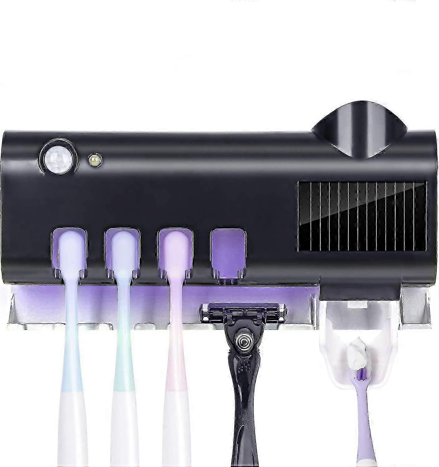 Toothbrush Sterilizer, Uv Toothbrush Sanitizer And Holder With Led Uv Light Sterilization Function f54