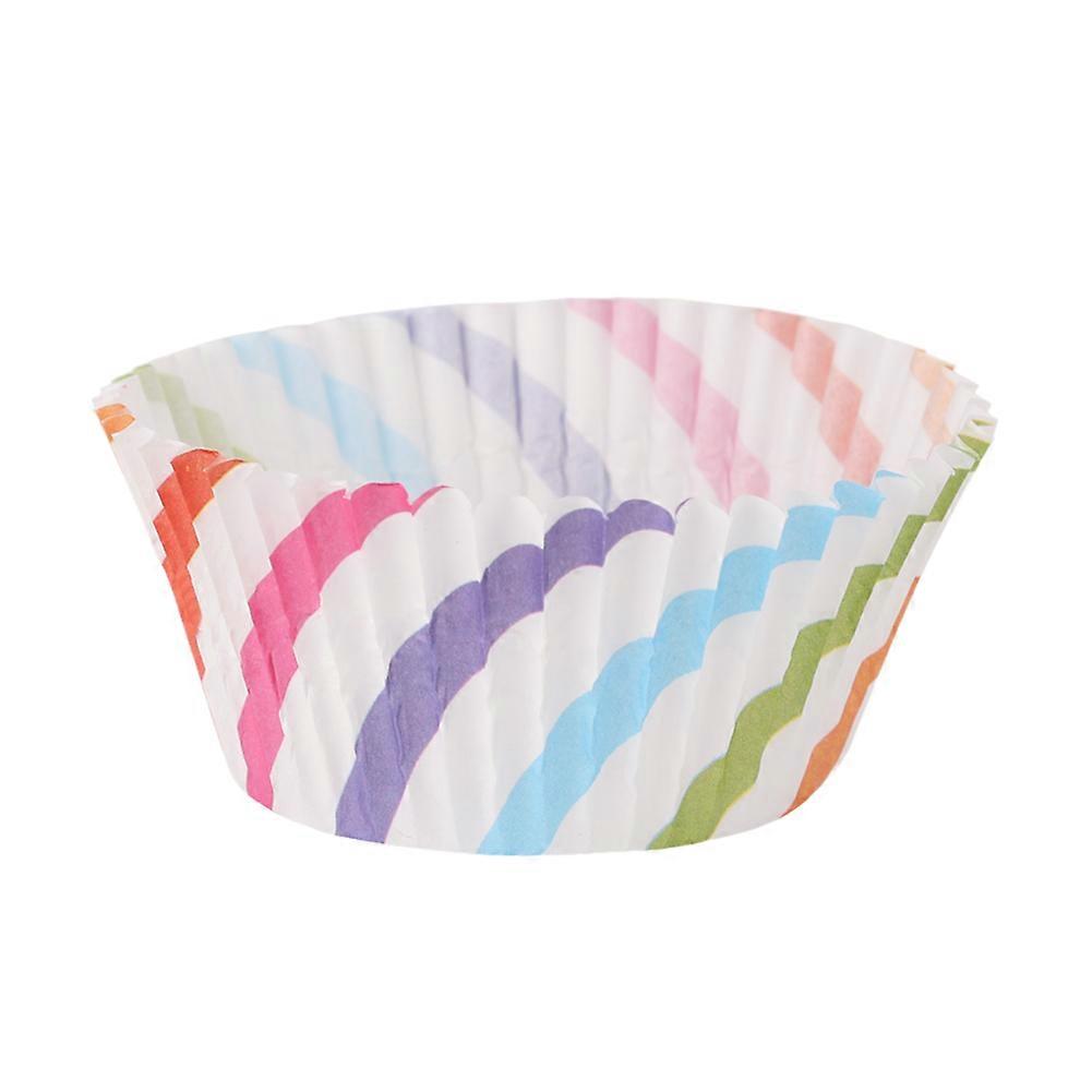 100PCS Mini Cupcake Liners Paper Round Cake Baking Cups Muffin Cases Home Party Wedding