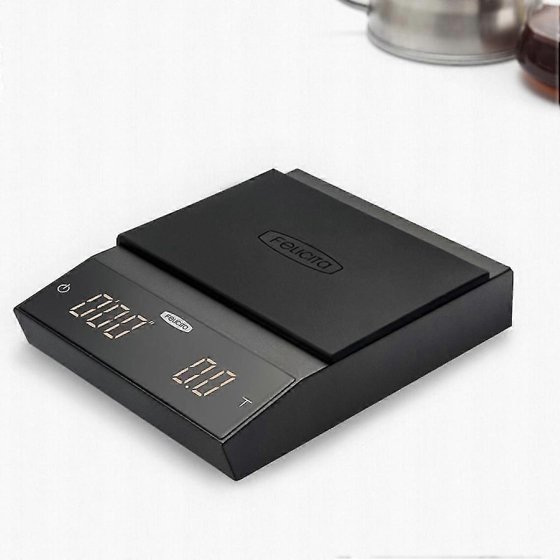 Bluetooth Smart Digital Scale Coffee Scale Pour Coffee Electronic Drip Coffee Scale con timer (nero)