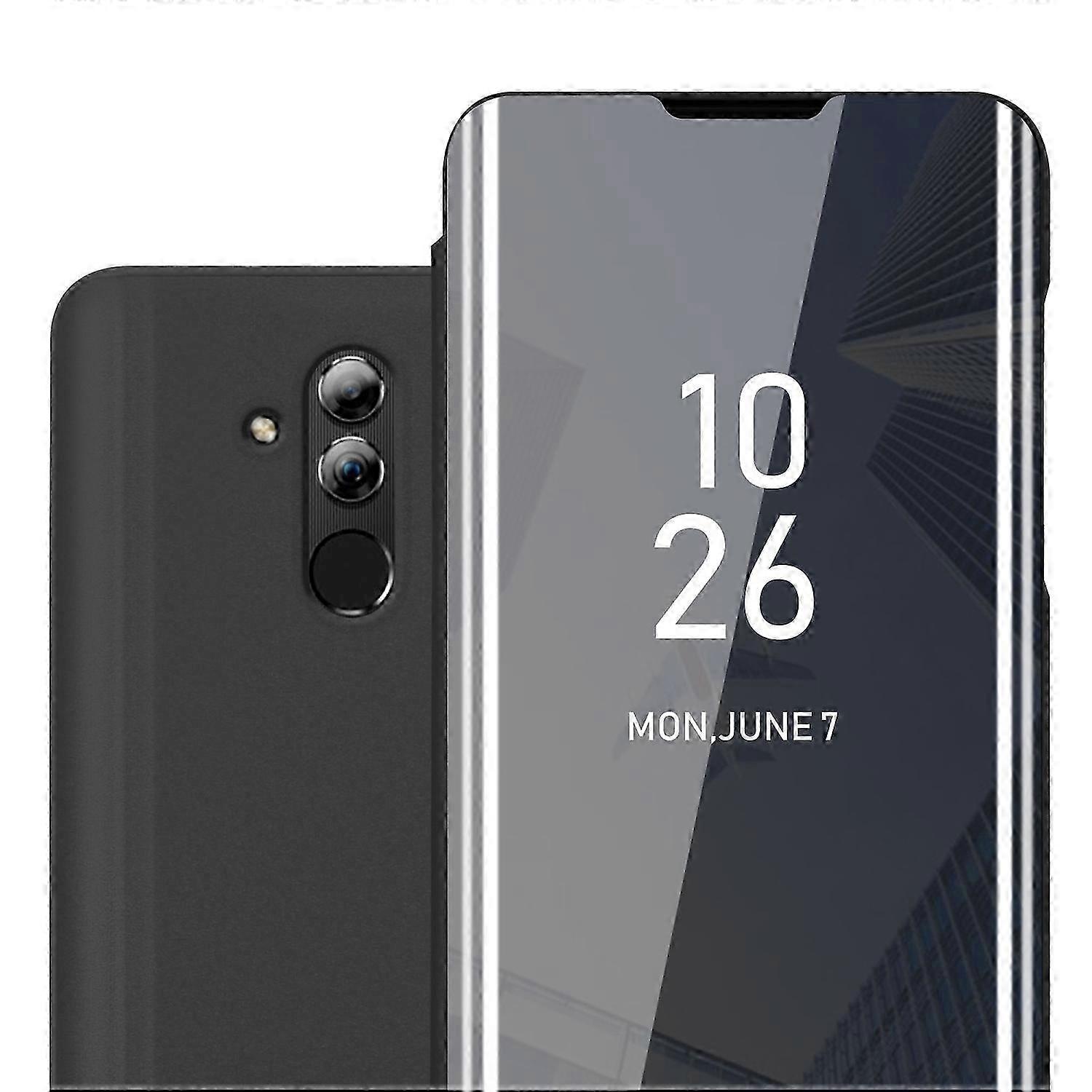 MATE 20 LITE Hülle Schutzhülle - Smartview Design mit Spiegel