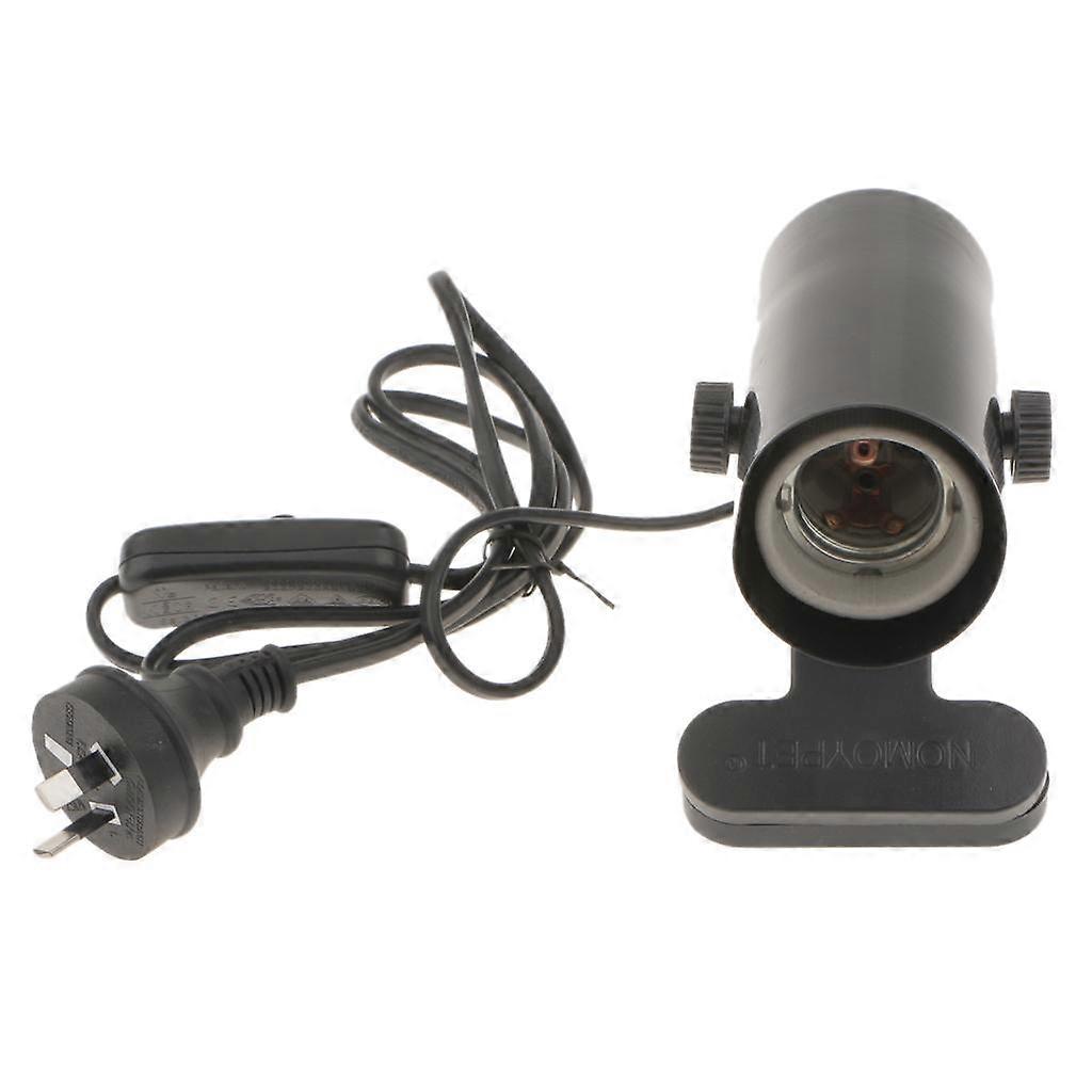 Reptile Lamp Ceramic Heat Light UVB UVA Light Bulb Holder E27 AU Plug