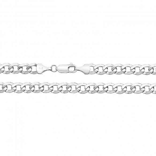 9ct White Gold Boulevard Curb Chain CH441W