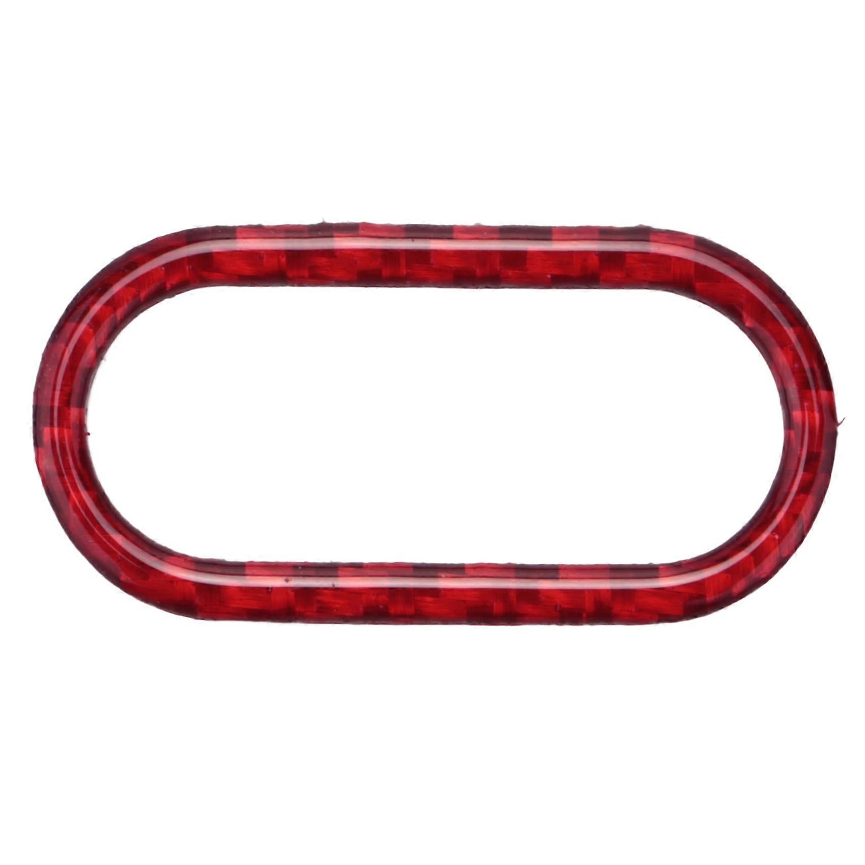 Red Carbon Fibre Interior Warning Light Cover for 