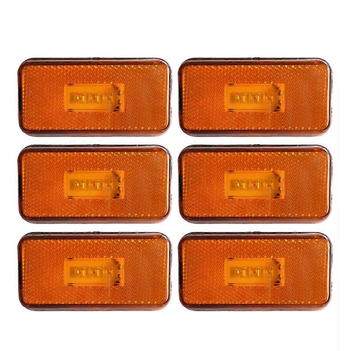 6PCS 24V Side Marker LED Light for G P R S SERIES Truck