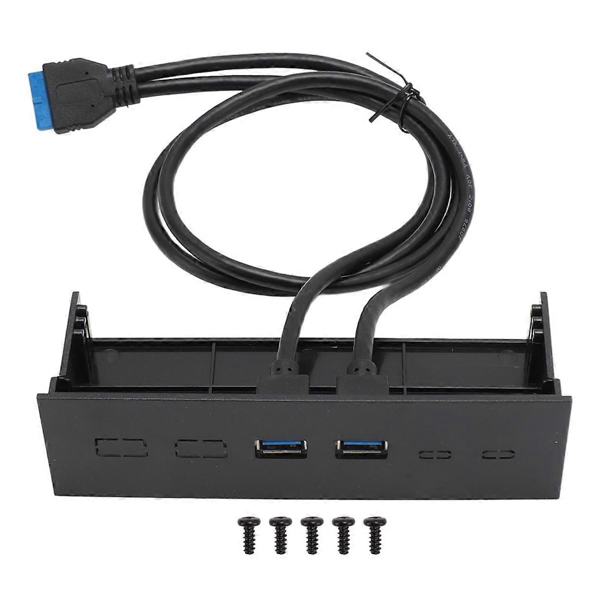 5.25 Inch Front Panel USB Hub Dual Port 5Gbps USB3.0 Optical Drive