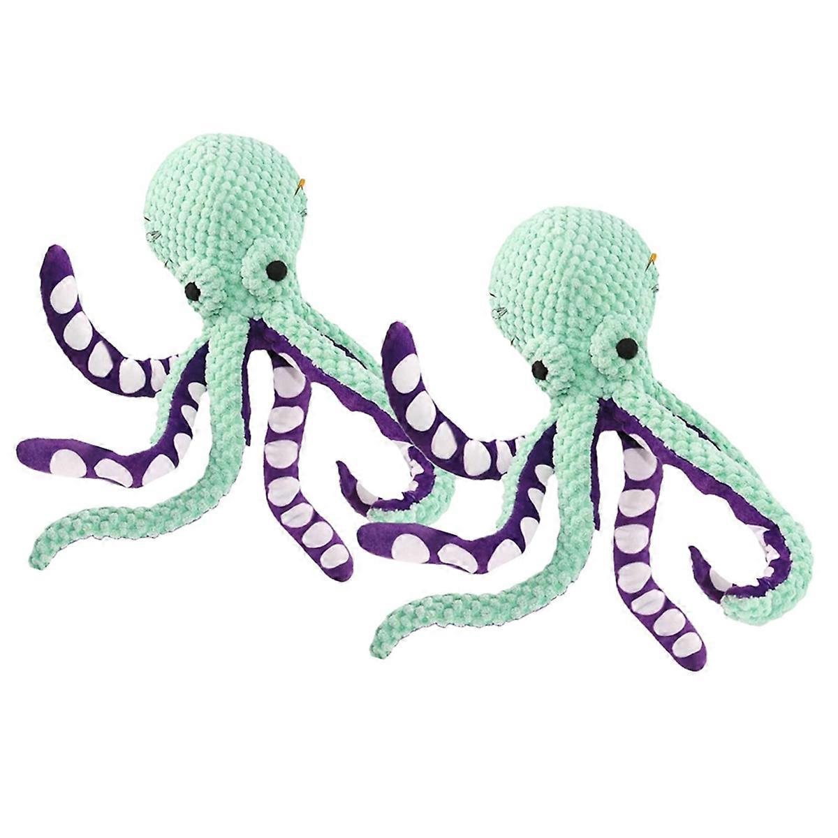 プレミアムペットぬいぐるみ プレミアムペットぬいぐるみタコの鳴き声犬用おもちゃ 2個