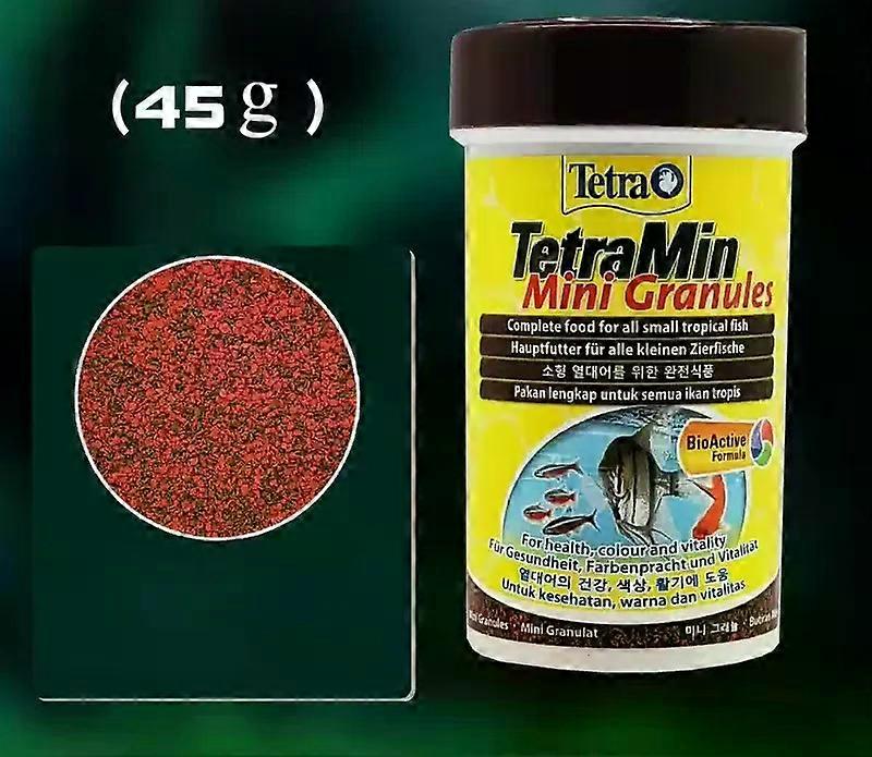 Huiyun Tetra Tetramin Mini Granules Small Particle Slow Sinking Fish Food for All Small Tropical Fish Guppy Betta Cichlids