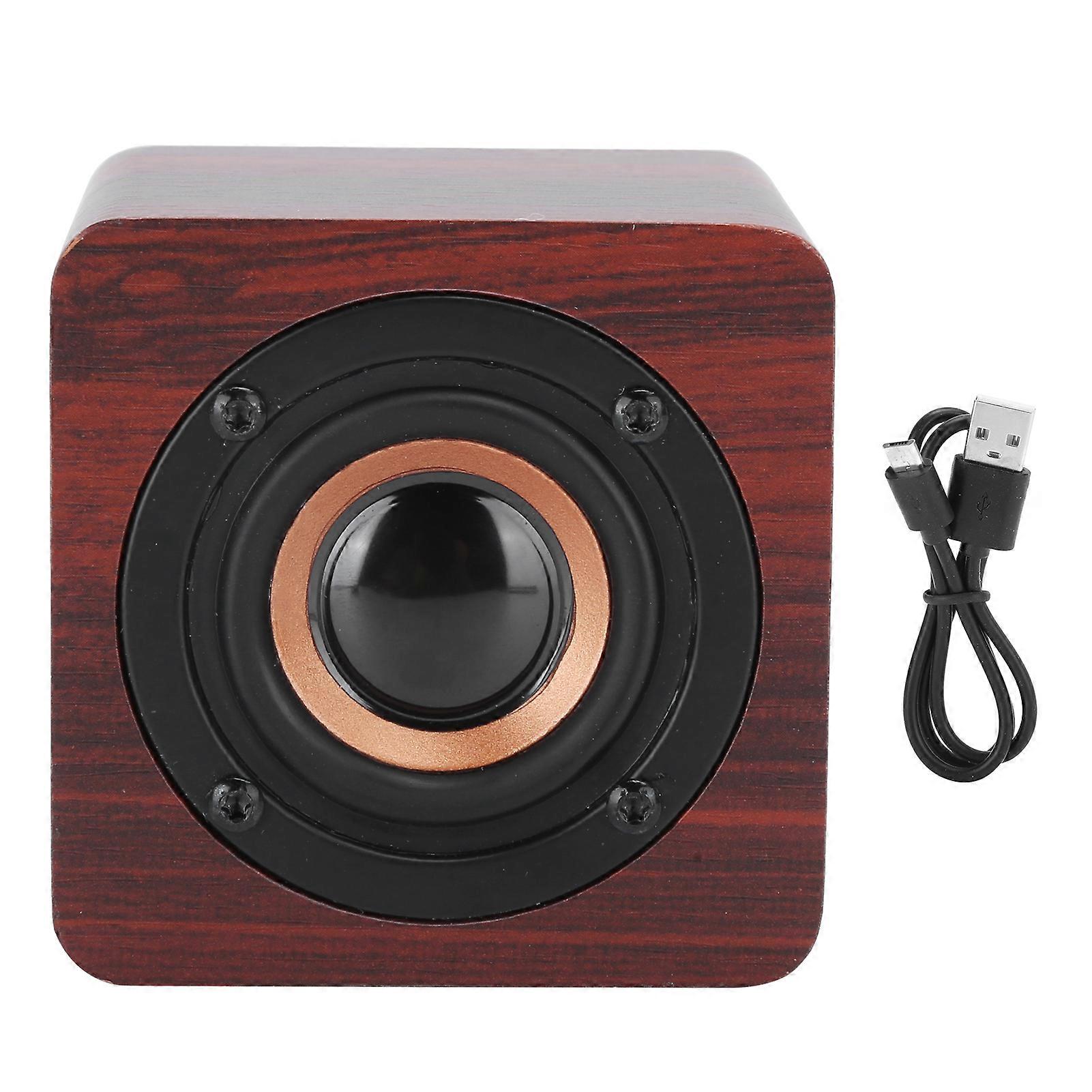 Bluetooth Mini Lautsprecher Tragbarer Holz Wireless Lautsprecher Soundsystem 3W Außenlautsprecher