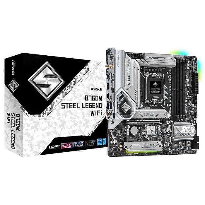 Carte mère - ASRock - B760M Steel Legend - WiFi - Micro ATX - DDR5 - LGA 1700
