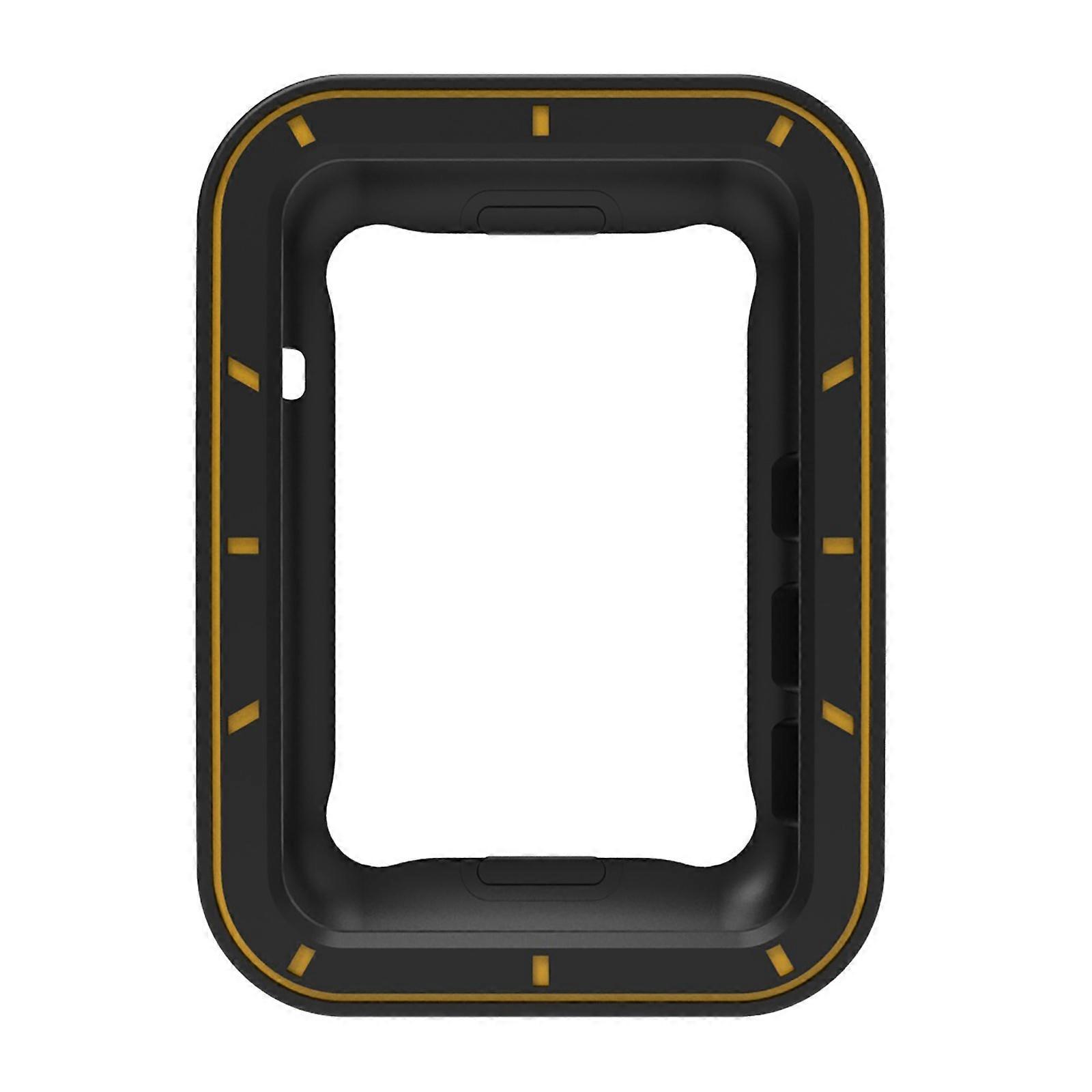 Shockproof Case Compatible for Watch Fit 2 Protector Bumper Shell Protector Cover Ultra-Thin Scratched Resistant Housing black and yellow