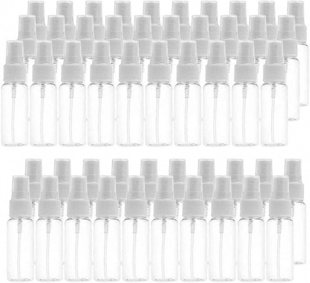 50 sztuk wysokiej jakości przezroczystych pustych butelek z rozpylaczem z atomizerem o pojemności 30 ml, idealnych do perfum i podróży