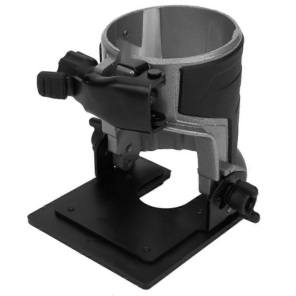 Router Tilting Base Black Adjustable Tilt Base for Woodworking Router Grooving Machine