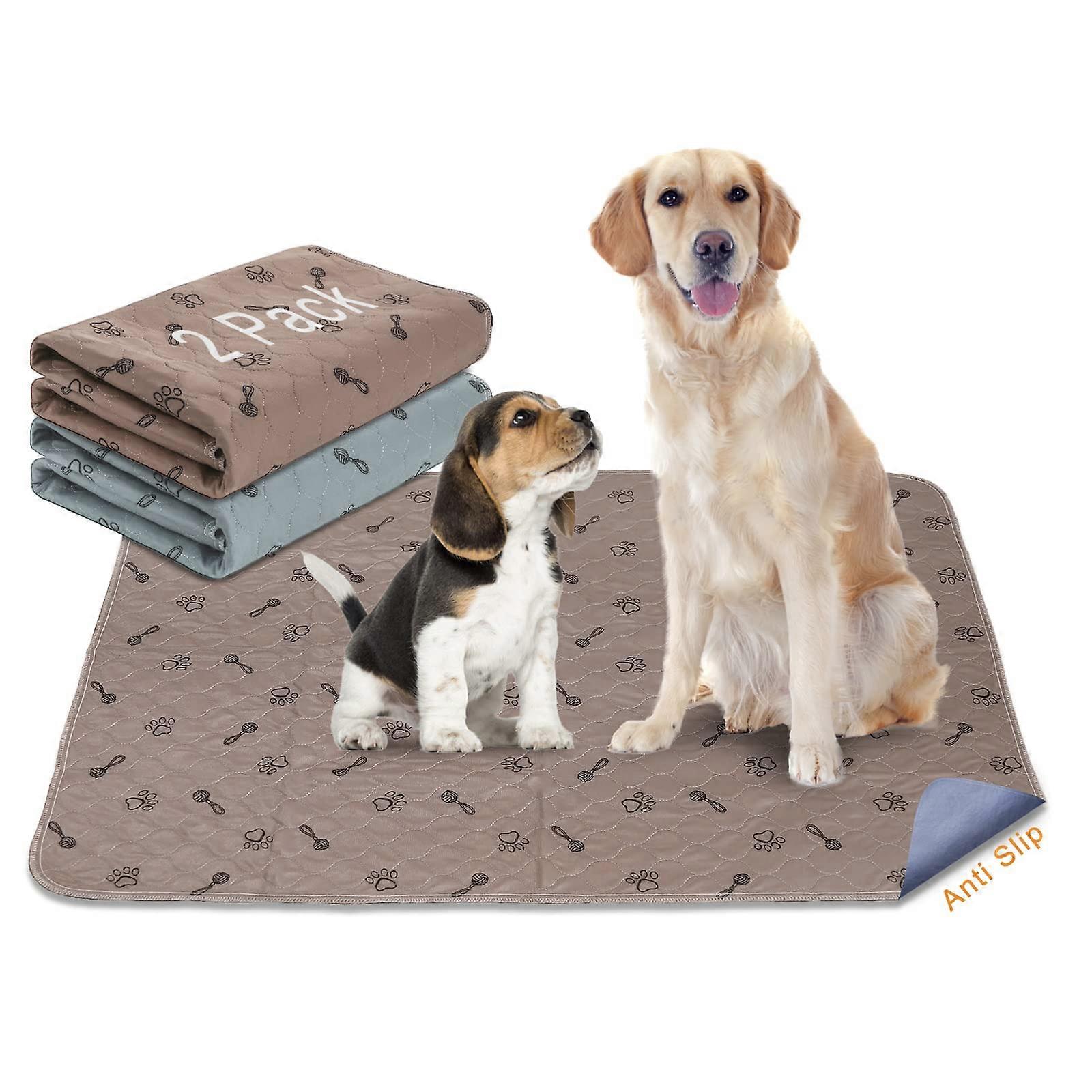 36x36 Pack Washable and Reusable Dog Pads Absorbent Fast Non-Slip for Training Size 36x36