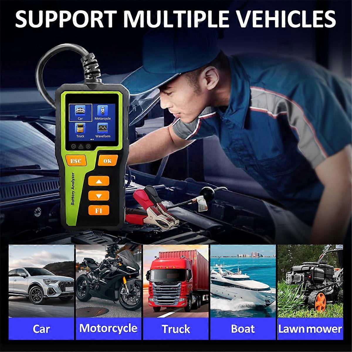 BT-30 Battery Tester Load Tester Digital Car Battery Analyzer