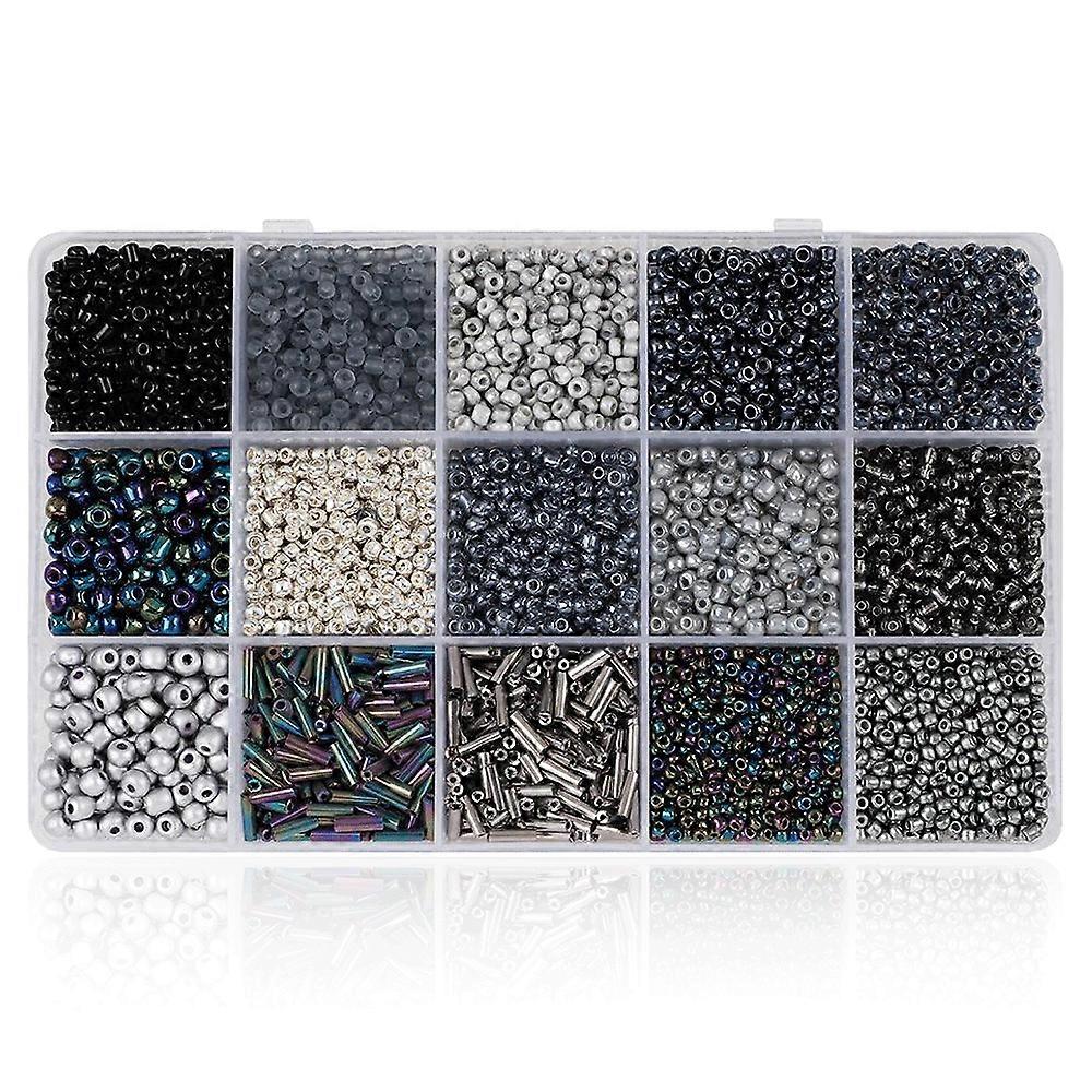 Crystal Glass Beads for Jewelry Making Faceted Shape Assorted Colors with Container Box, for DIY Art and Craft