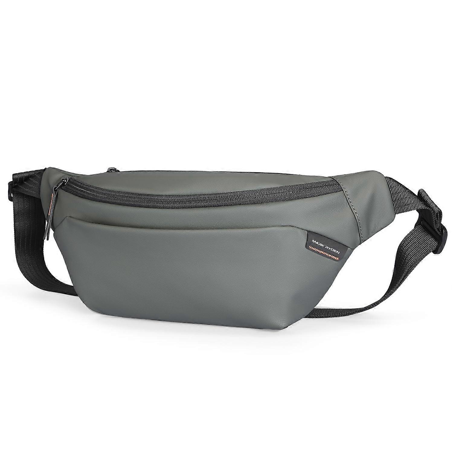 Fanny Pack for Men, Adjustable Adjustable Waist Bag, Waterproof Sling Bag for Travel, Hiking, Chest Daypack