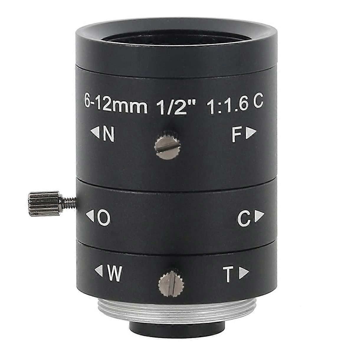 Lab Microscope Accessories F1.6 6-60mm CCTV Zoom Lens Microscope(6-12mm)