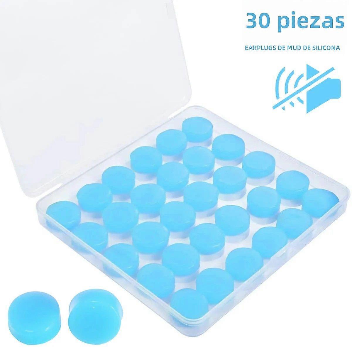 Reusable Silicone Earplugs 30/60/90 Pieces Flexible Noise Reduction for Sleeping, Swimming, Traveling, Working, Studying, and Flying