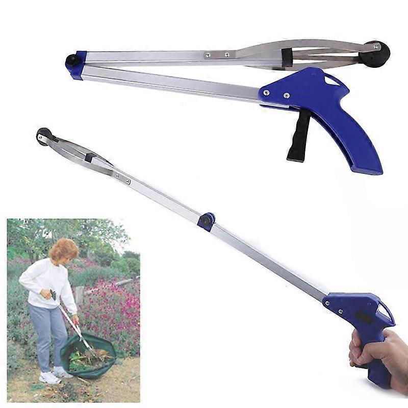 Folding picking tool grabber clamp