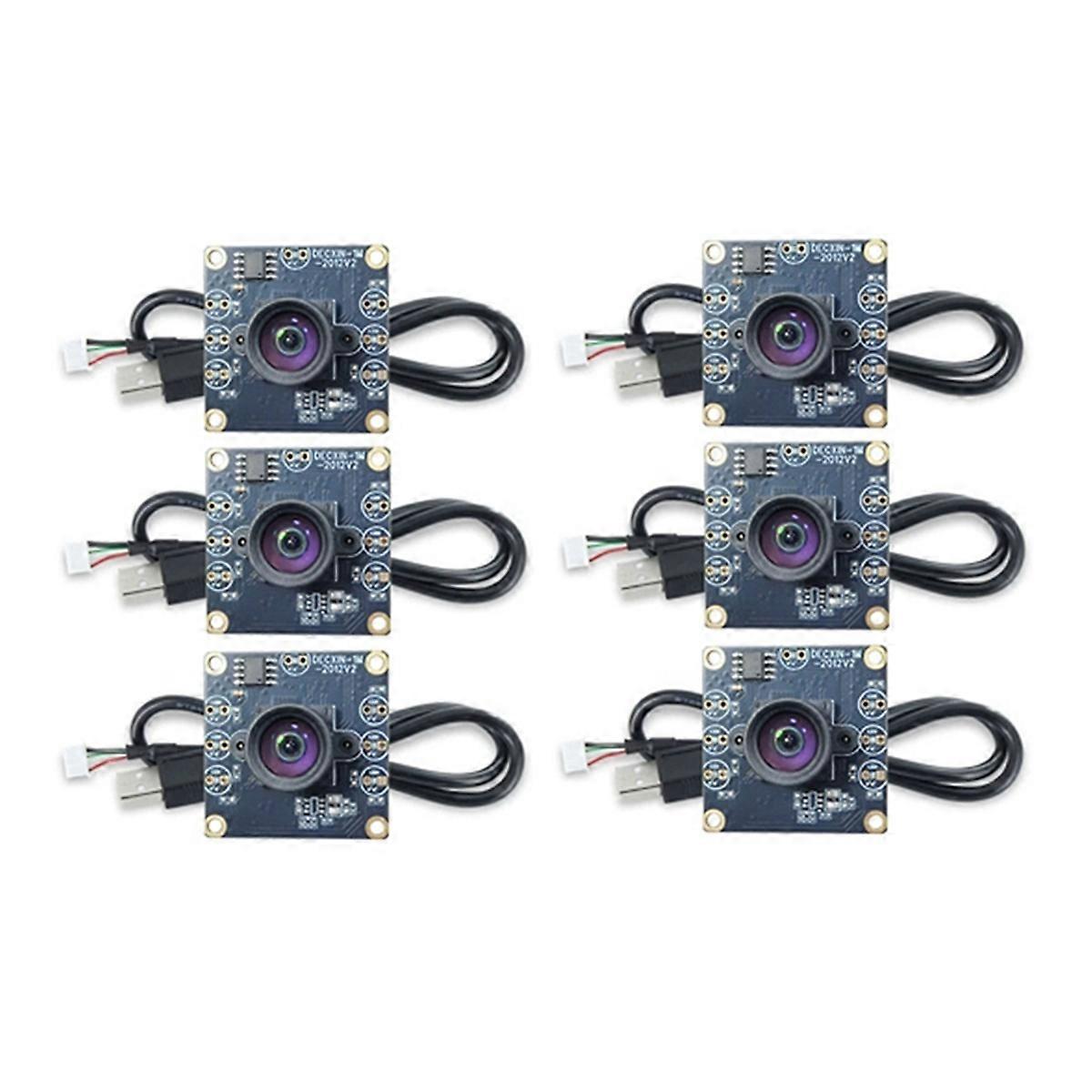 6Pcs 100 Degree Camera Module 1MP OV9732 1280x720 USB