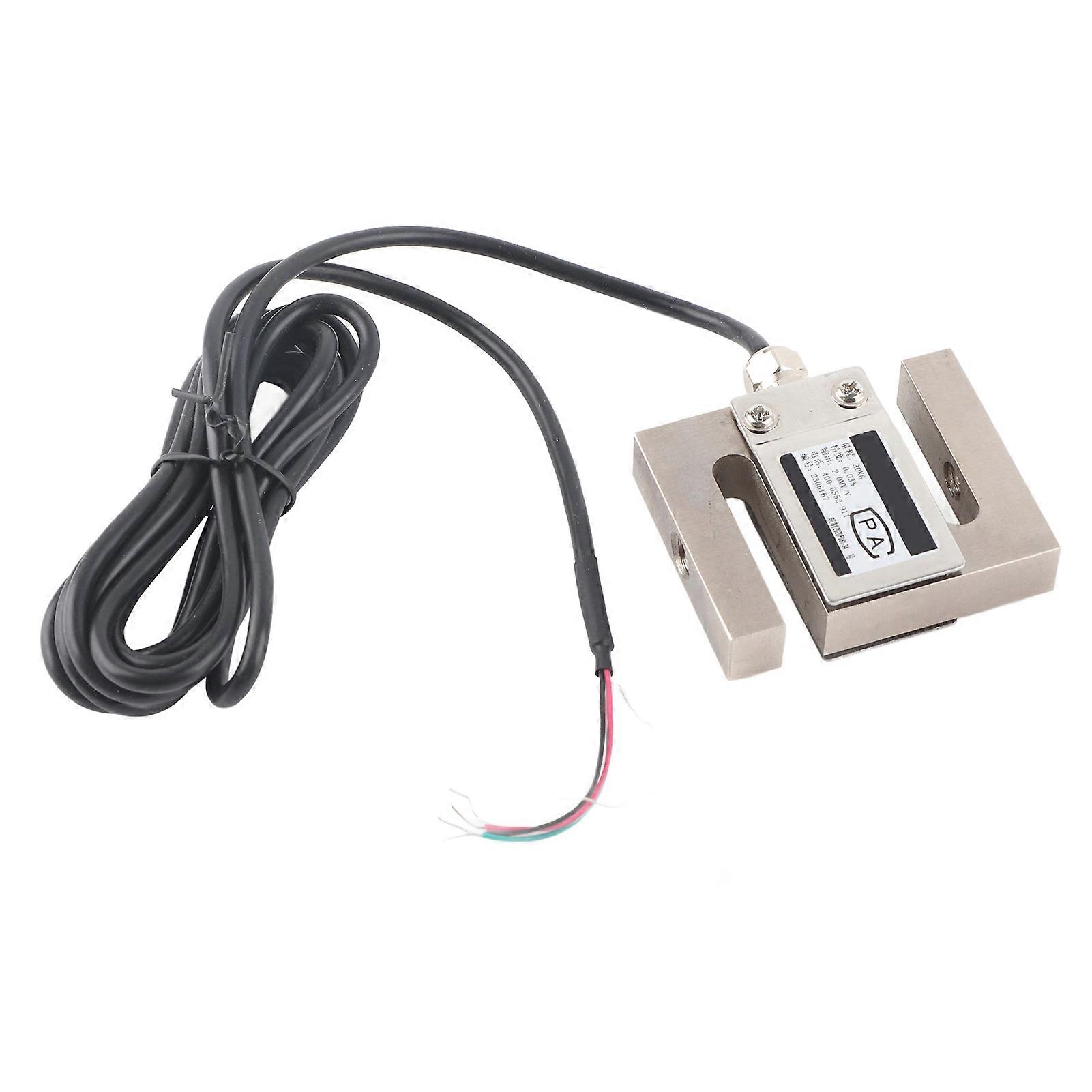 S Type Load Cell Weight M8x1.25 Stainless Steel Pull Pressure Compression and Tension Force Sensor