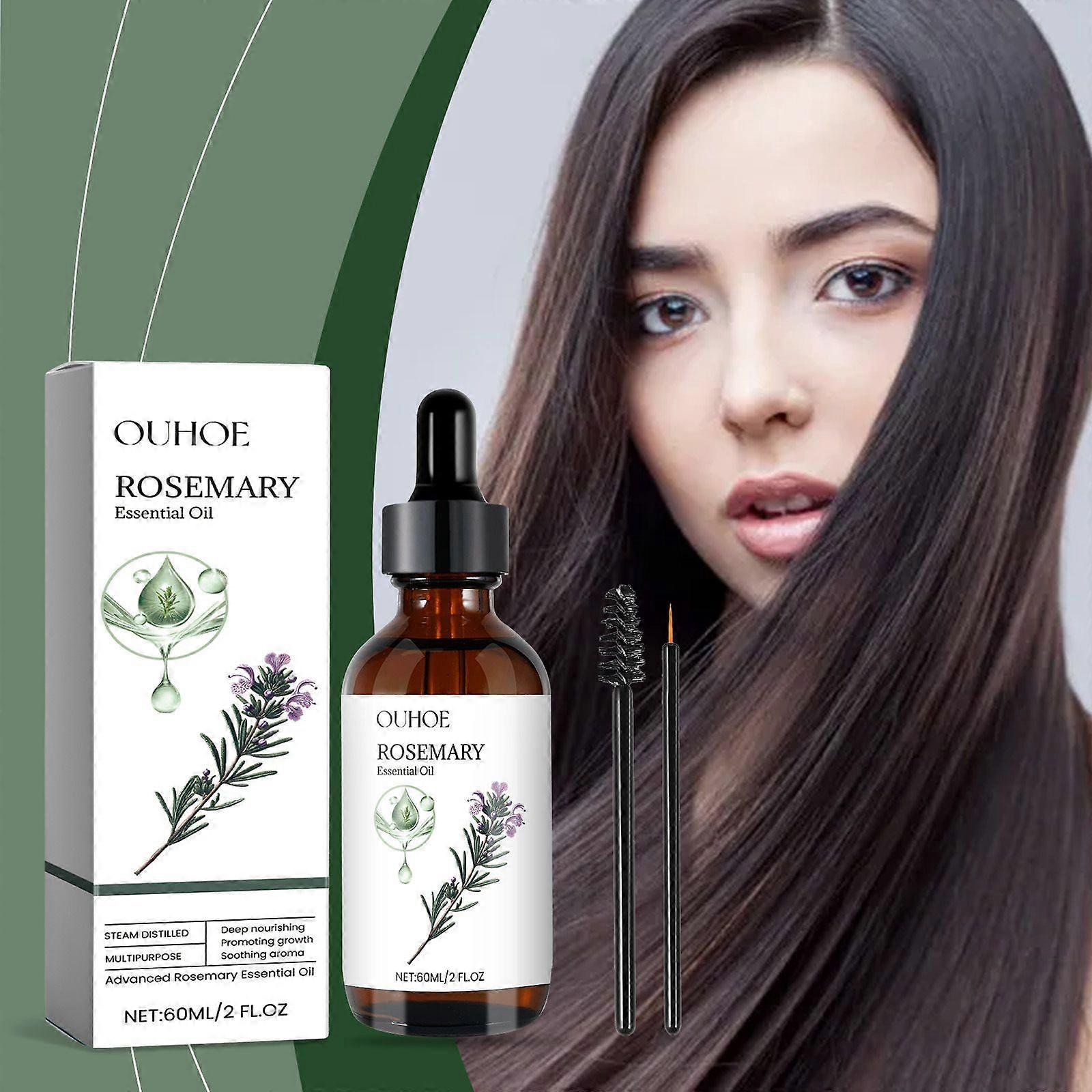 60ml OUHOE Rosemary Serum Steam Herbal Blend for Calm Scalp and Lightweight Hair