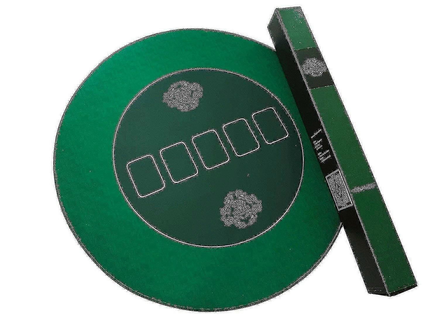 Card Round Professional Poker Table Mat 70 Cm Poker Cloth-poker Carpet-poker Mat-green