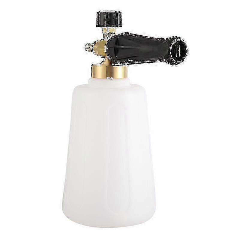 2l Snow Foam Lance With 1/4 Quick Connector Foam Cannon Pressure Washer Jet Wash Quick Release Adju A-G