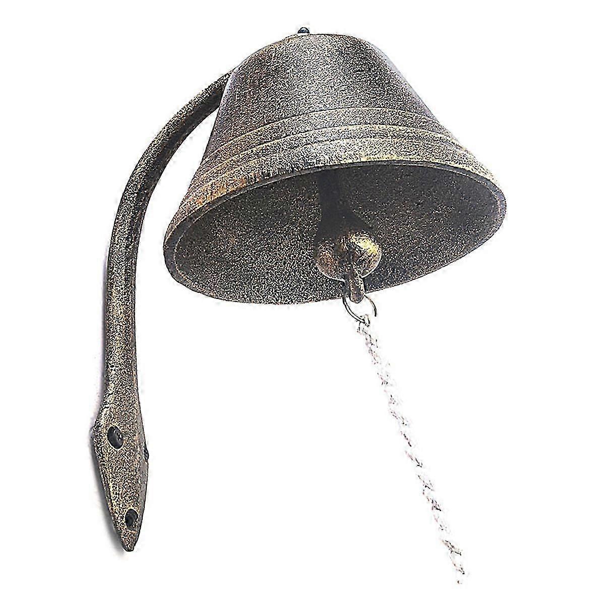 Dinner Bell for Outside or Inside Vintage Design Doorbell Garden Knocker Rustic Welcome Entrance Wa