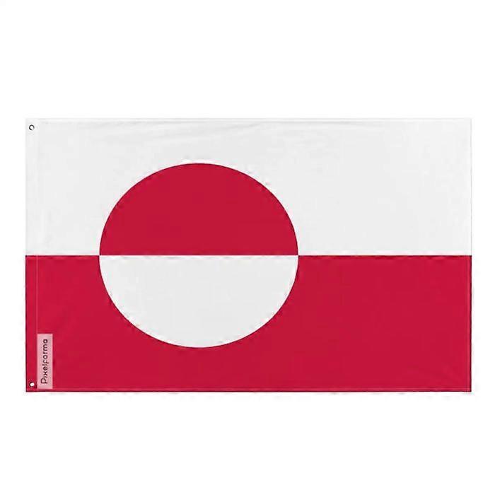 Flag of Greenland – 64 x 96 cm – Polyester – Iron eyelets – Durable