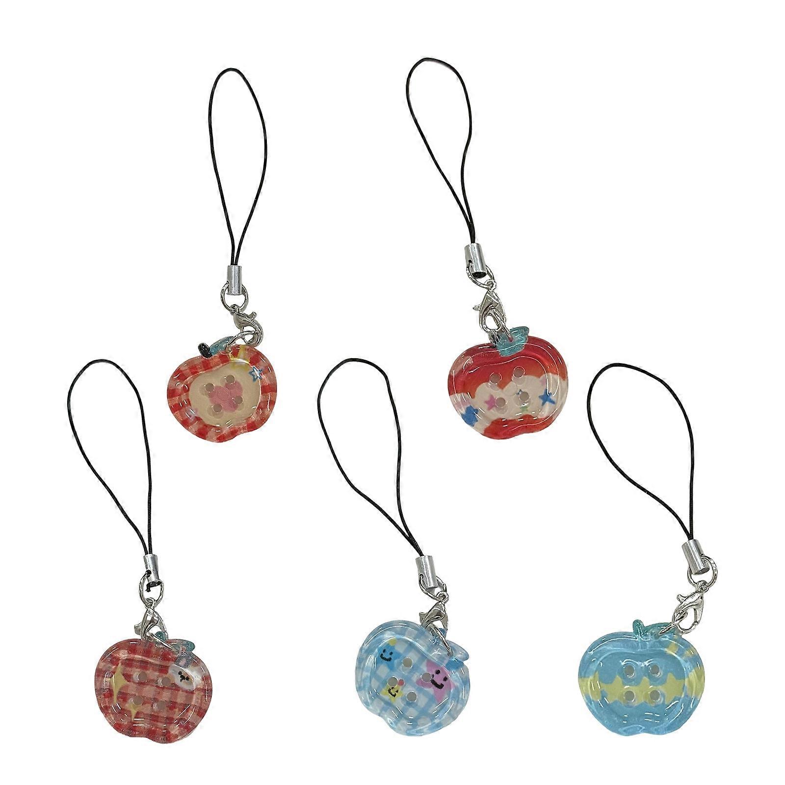 Apples Phone Chain Stylish Apples Pendant Apples Phone Charm Suitable for Home Decorating and Holiday Tree Hanging