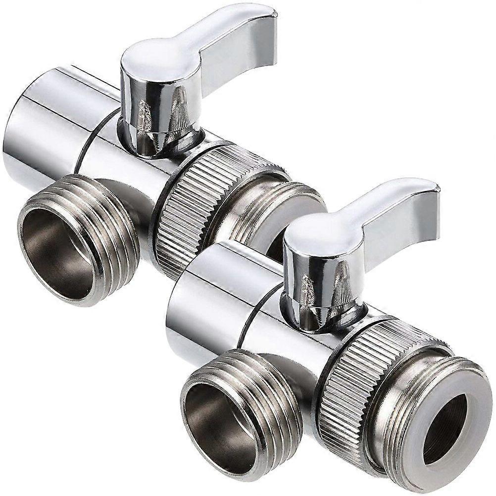 2pcs Sink Faucet Diverters Faucet Splitters Water Pipe Adapter for Sink Faucet
