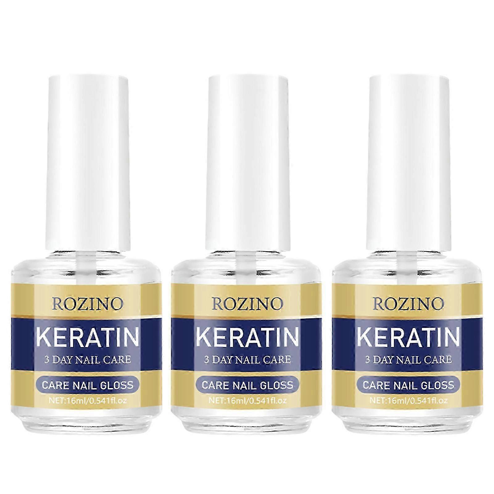 Huile fortifiante pour ongles à la kératine, croissance 3 jours, sérum de traitement pour cuticules et ongles abîmés