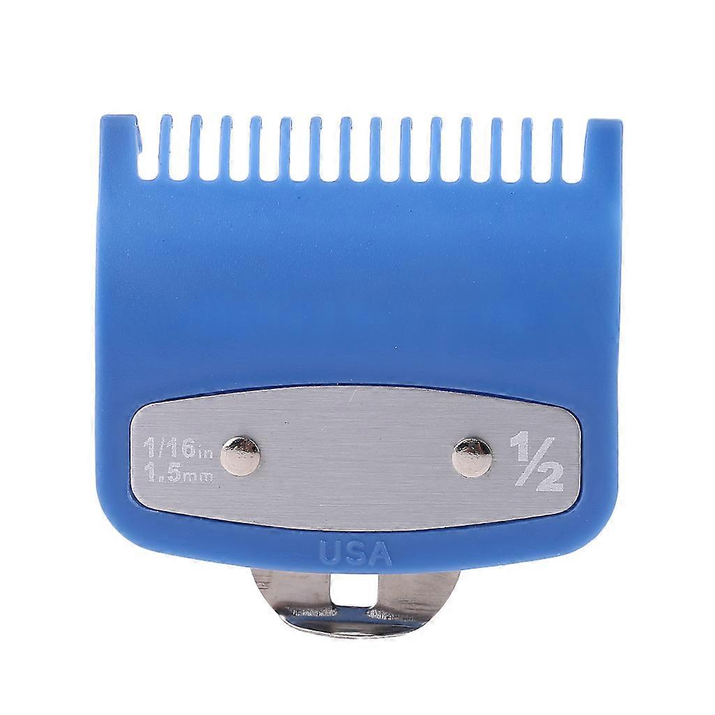 1/2pcs H Limit Comb Set Guide Comb Set Professional Cutting Guides H Limit Combs H Clipper Guide Attachment Blue
