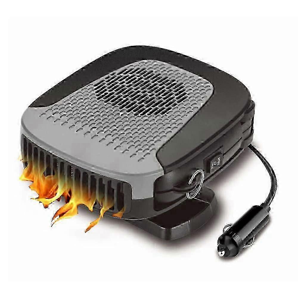Car Heater Portable Car Fan With Air Purification 12v 150w With Heating And Cooling 2 In 1 Modes