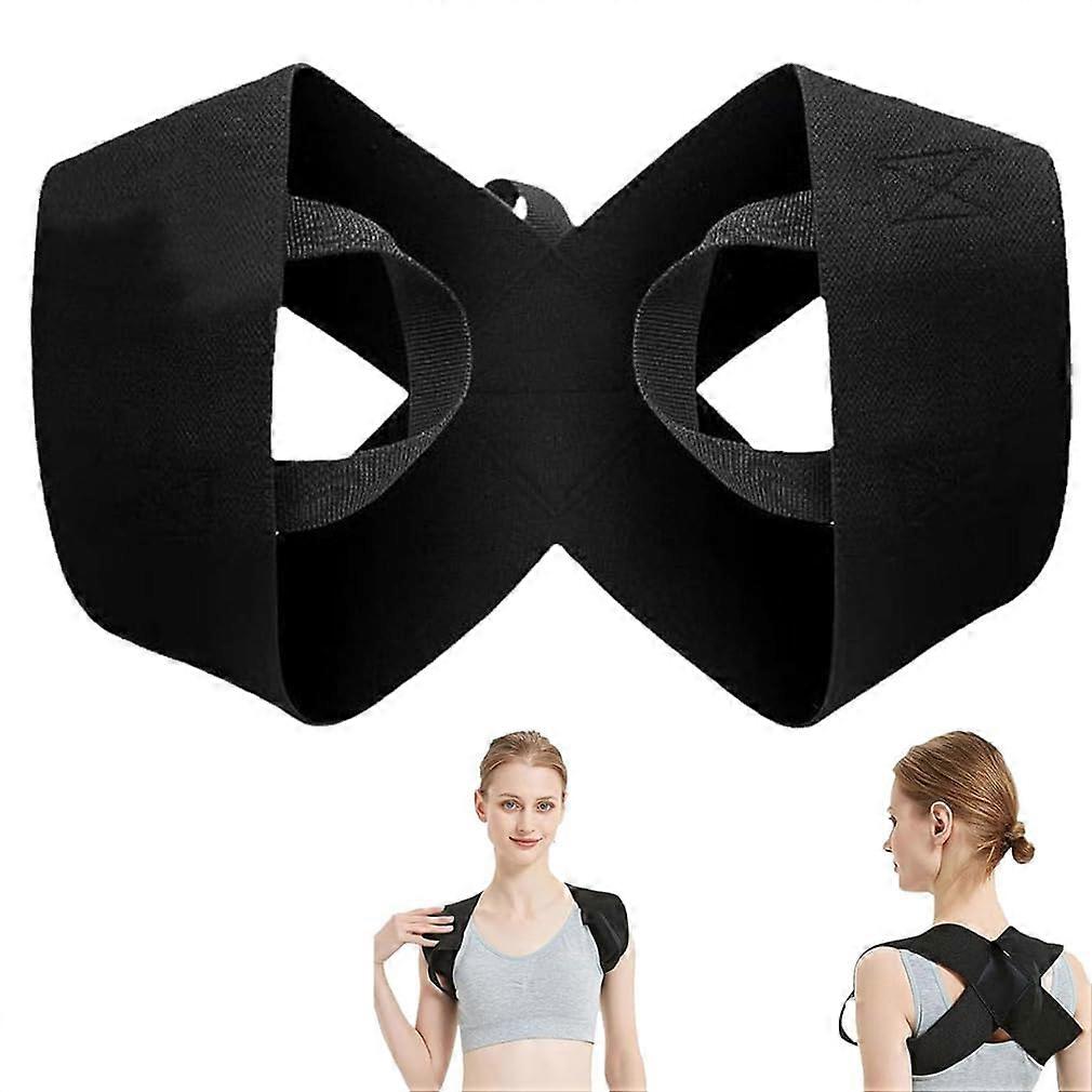 Heavy Shoulder Straps for Weight Training, Adjustable Back Support Belt for Posture Correction, Unisex Design