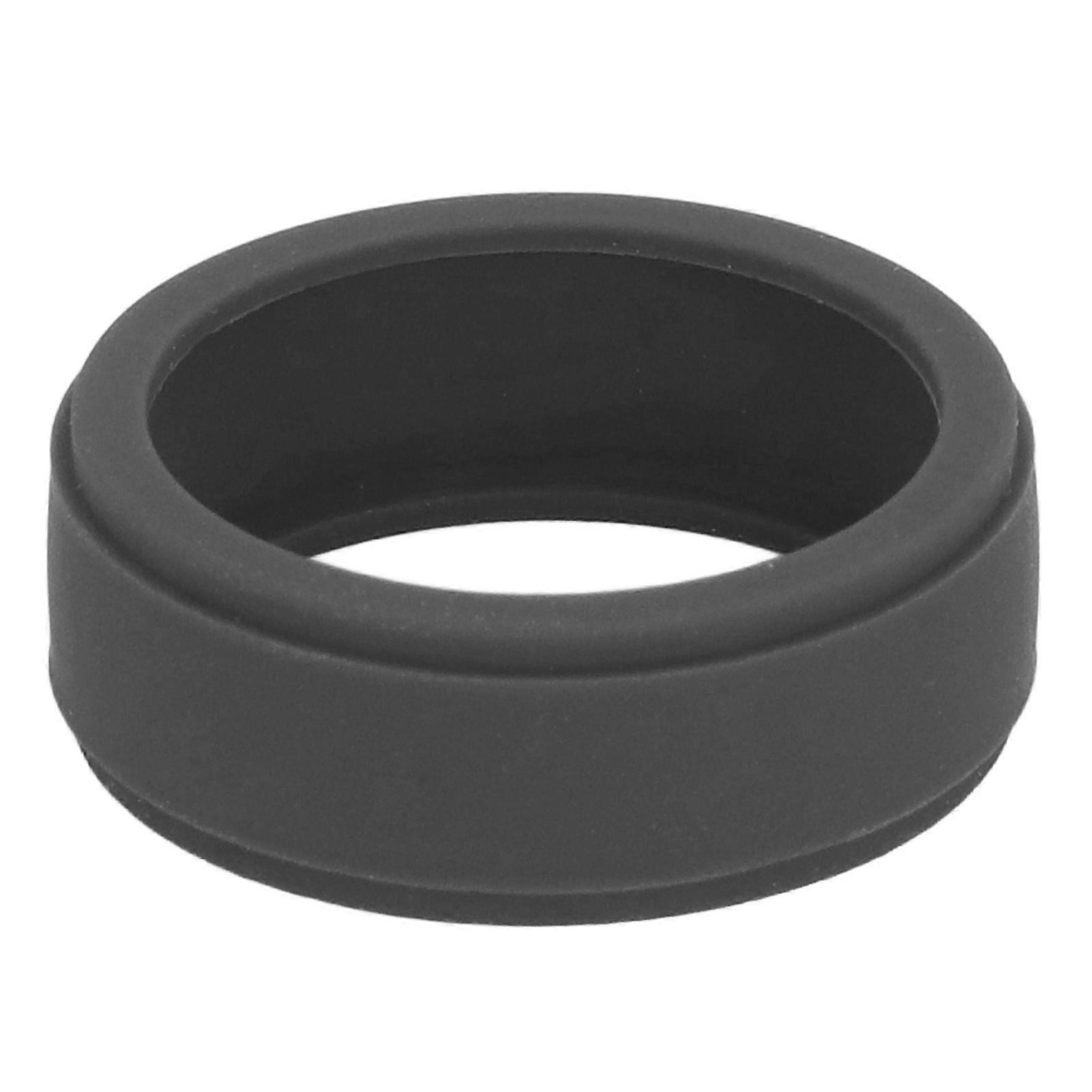 Soft Silicone Smart Ring Protector - Scratch Proof, Skin Friendly, Easy to Clean, Dark Gray