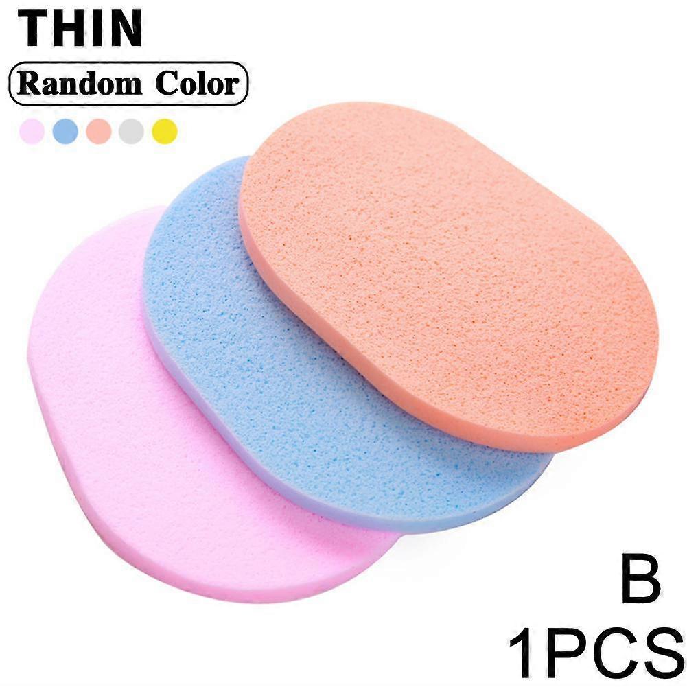 Thin color random (B) $ Seaweed cleansing foundation pva sponge face wash puff makeup puff cleansing face cotton remover face wash puff