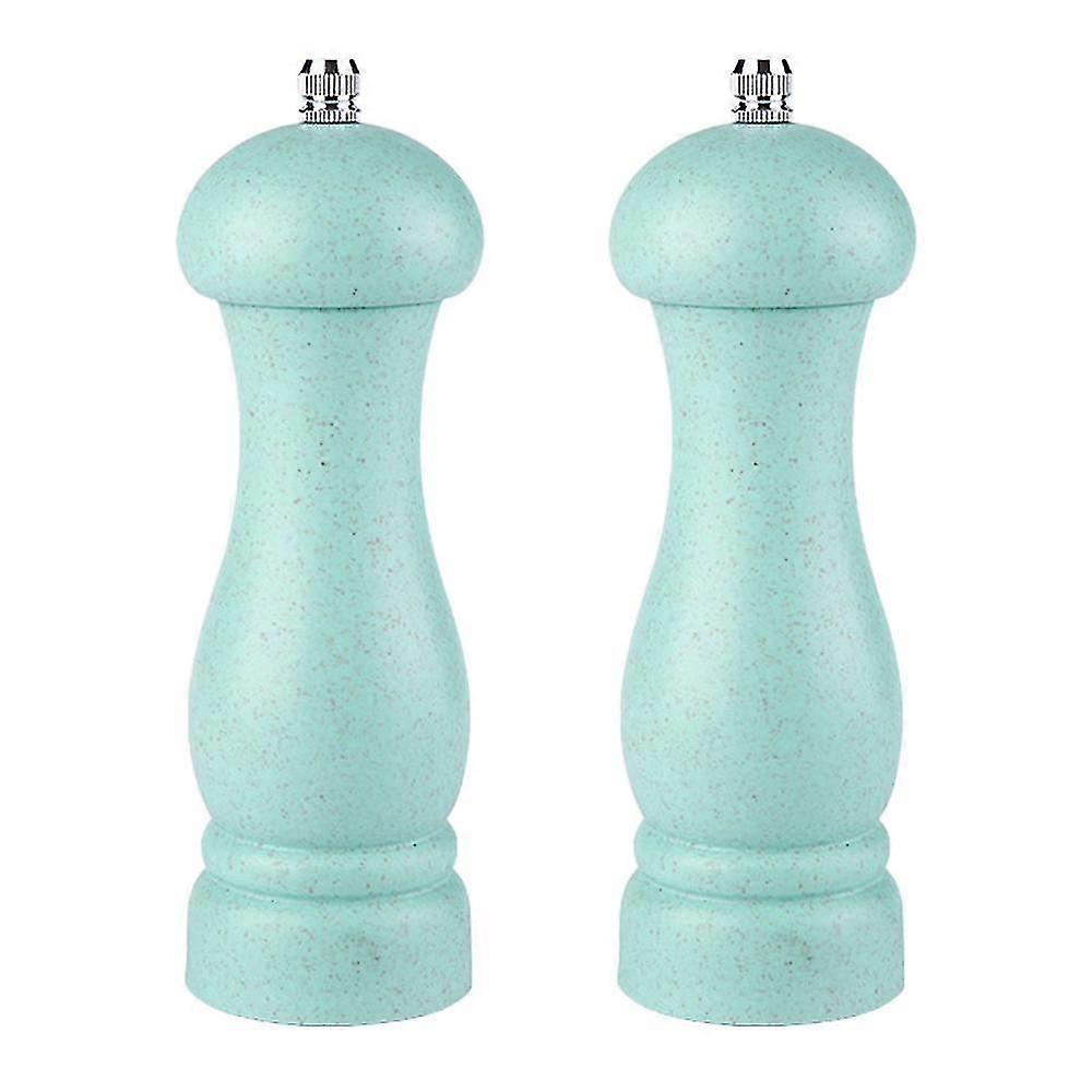 Puusuola- ja pippurimyllysetti, säädettävä karkeus, uudelleentäytettävä, 2 kpl, vaaleanpunainen ja pohjoismainen vihreä