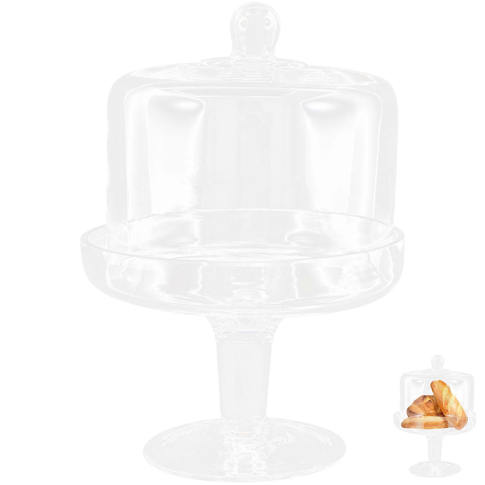 Elegant Cake Stand with Clear Lid for Enhanced Visual Appeal