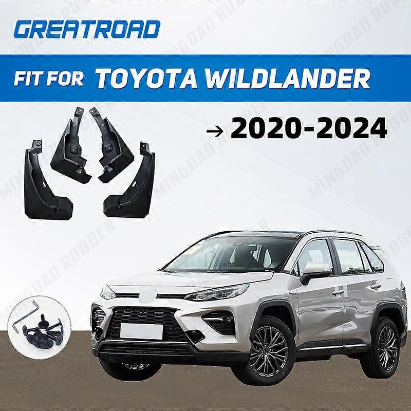 For Toyota Wildlander 2020-2024  2021 2022 2023 Fender Mudflaps Splash Guards  Mudguards Mud Flaps car Access