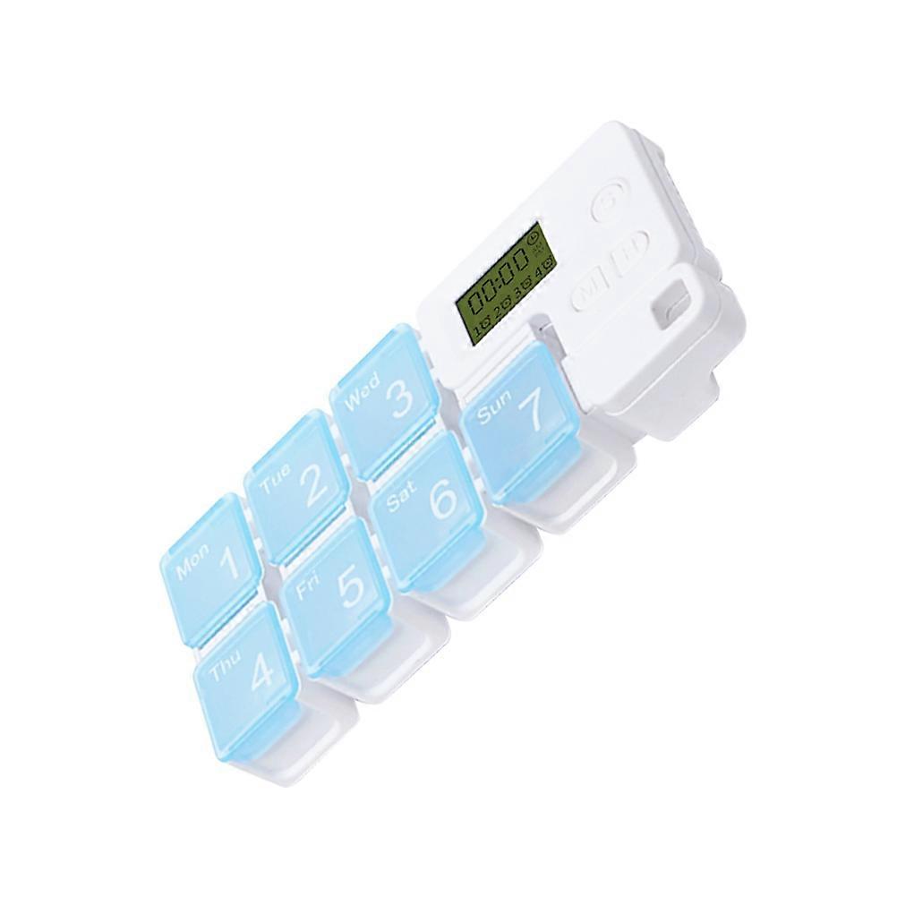 Pill Dispenser with Alarm Reminders, Supporting Four Timing Settings