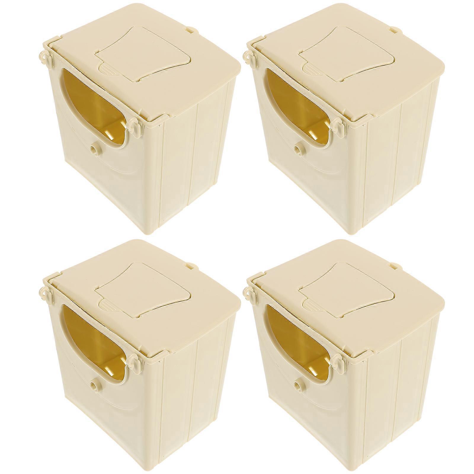 Breeding Box for Small Parrots, Functional Plastic Nest with Smooth Finish