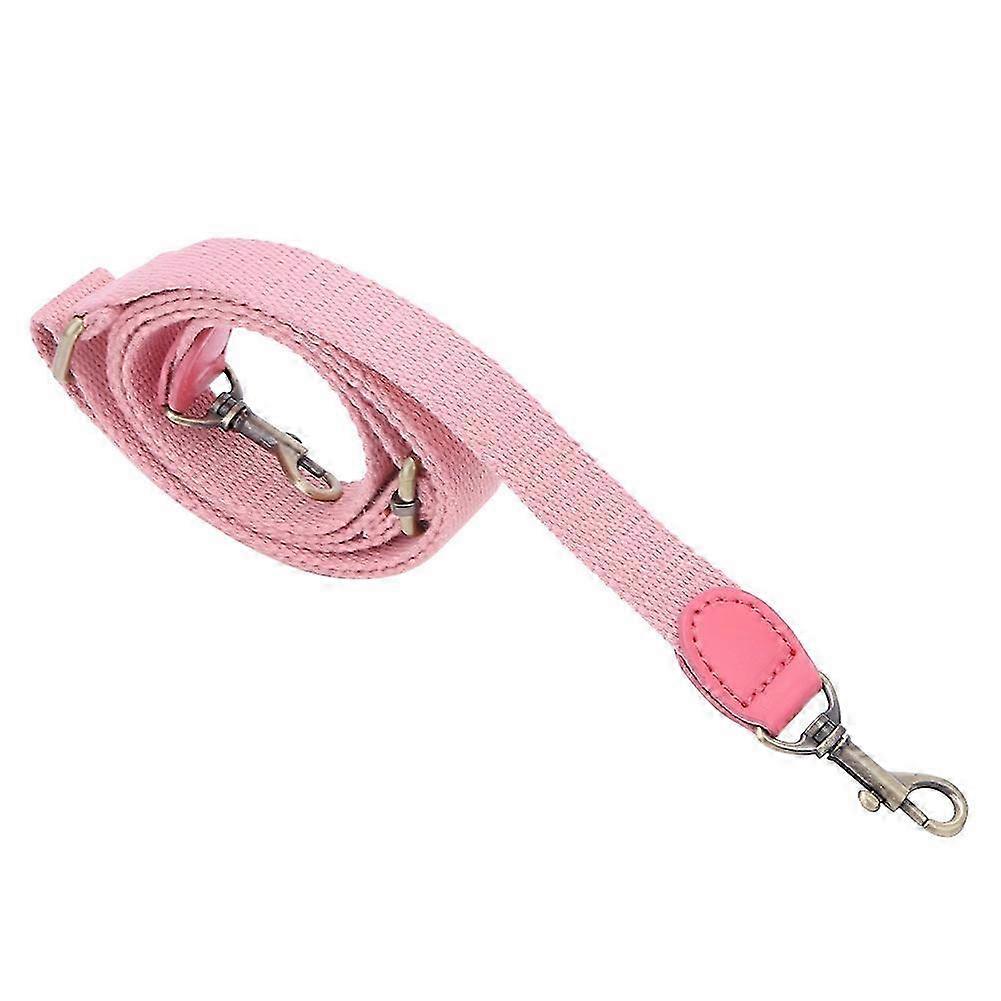 Handmade DIY Patchwork Crossbody Bag with Adjustable Leather Strap CBD065-066 Pink