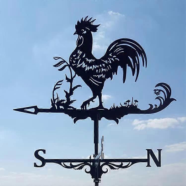 Garden Weather Vane - Outdoor Wind Direction Indicator, Metal Weather Vane, Standard Size, Variant B