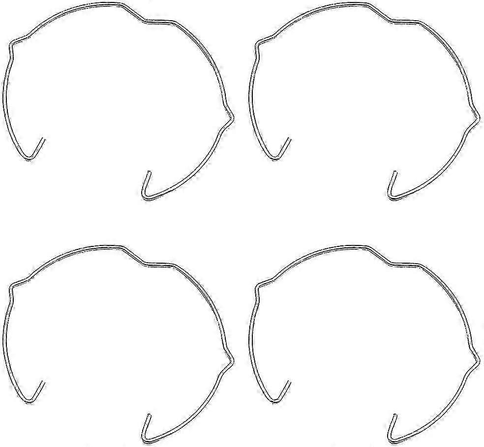 2025 4pcs Retaining Spring Rings Clasp Clips & Led Bulb Holders