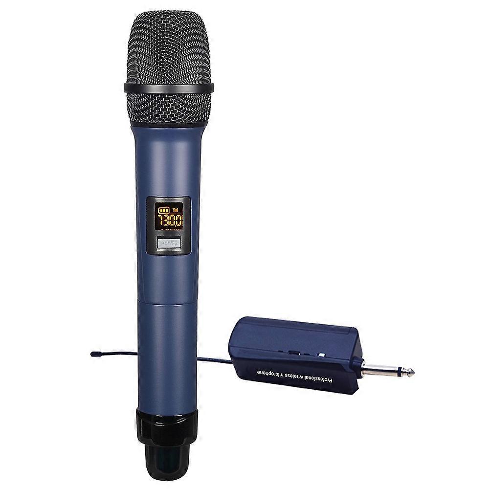 W-14 Moving-Coil-Mikrofon U-Band-FM-Funkmikrofon mit Empfänger Home Karaoke-Mikrofon