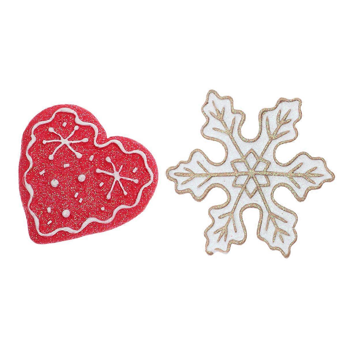 Resin Refrigerator Magnets Fridge Accessories Home Decor Assorted .8 x 5 x 0.5cm Magnetic Decoration 2Pcs